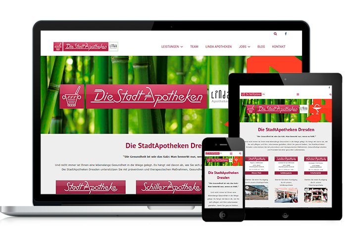 Stadtapotheken Website