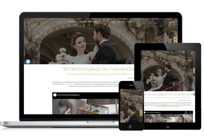 Webprogrammierung hochzeitsplanerin Aniko