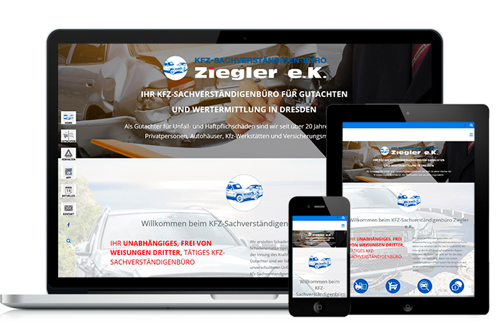 Webauftritt Ziegler